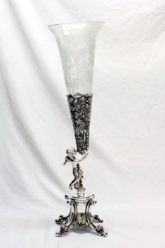 01339 single-Sheffield-Silver-Plate---Cut-Glass-Vase-Epergne-2